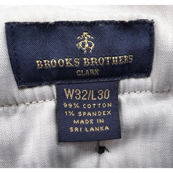 Brooks Brothers Clark Chino Pants Mens 32x30 FITS 32x29 Corduroy Straight Leg - Picture 12 of 14